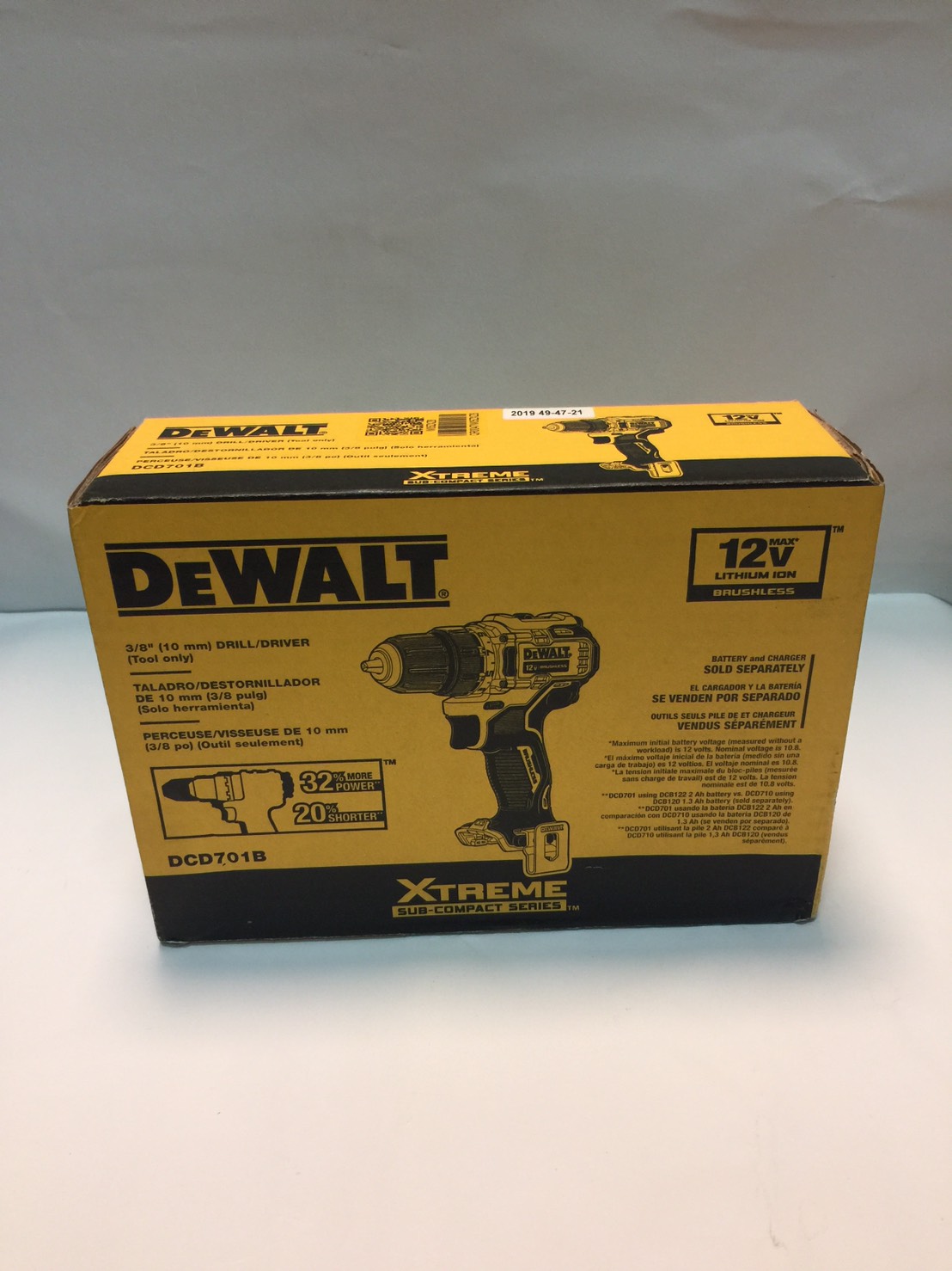 得偉 DCD701 2段轉速 15+1檔位 電鑽 12V 美版